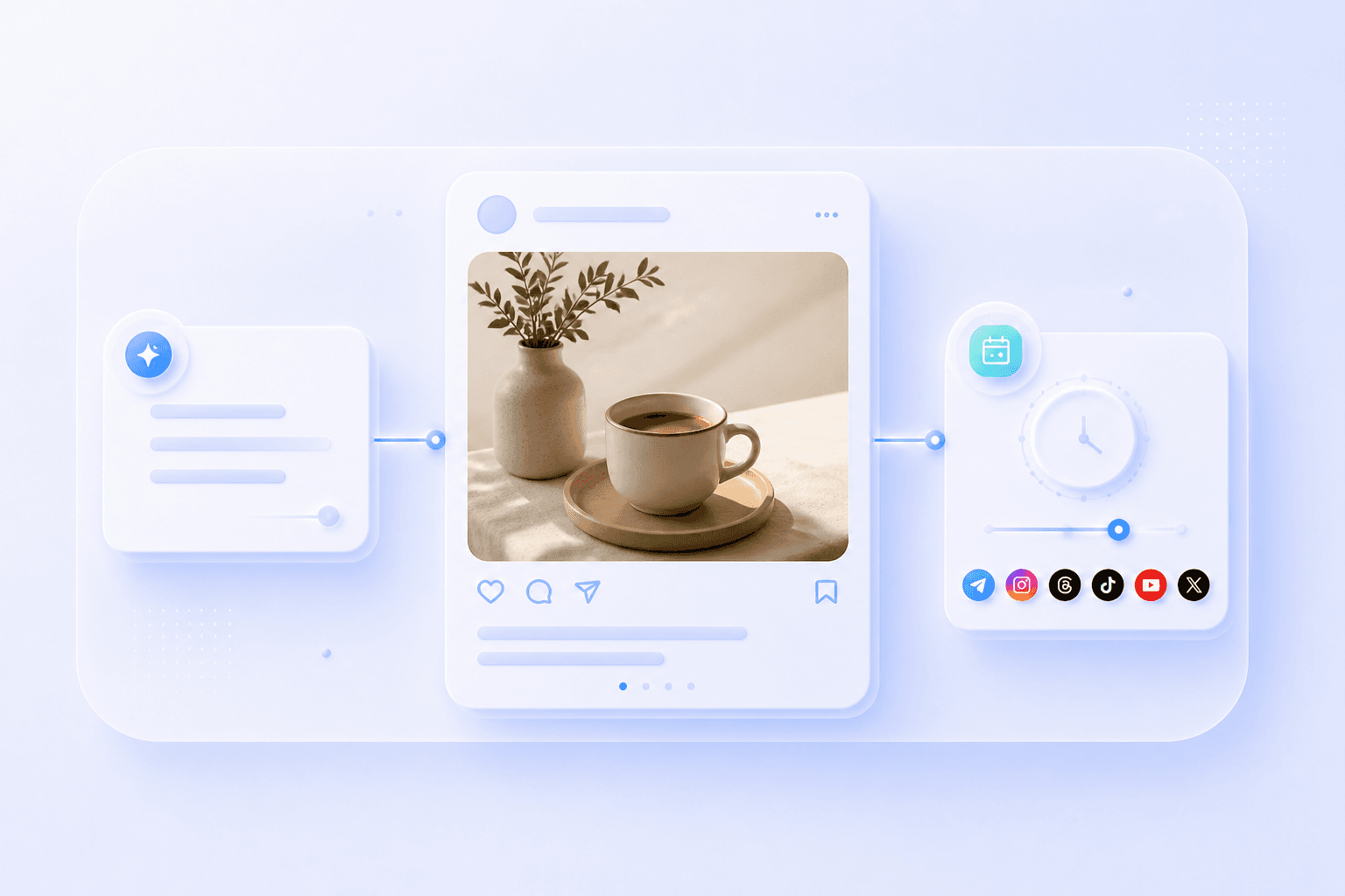 From idea and content plan to scheduled publishing in AI Studio